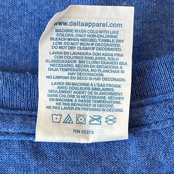 Social Distancing T Shirt, Graphic T, Funny, Blue and Yellow, size M - Picture 6 of 6